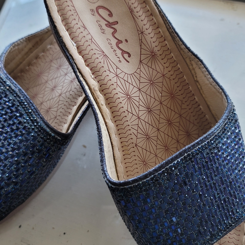 Lady Couture Jeweled Slide